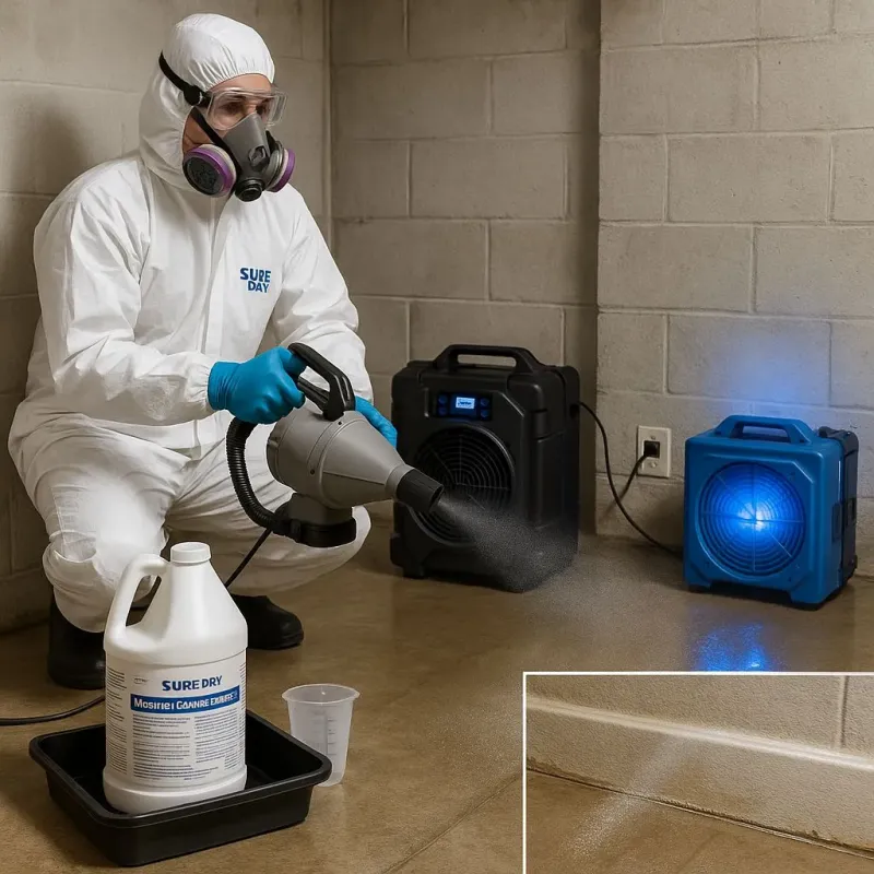 Sanitization and Odor Removal process in Red Hill, PA