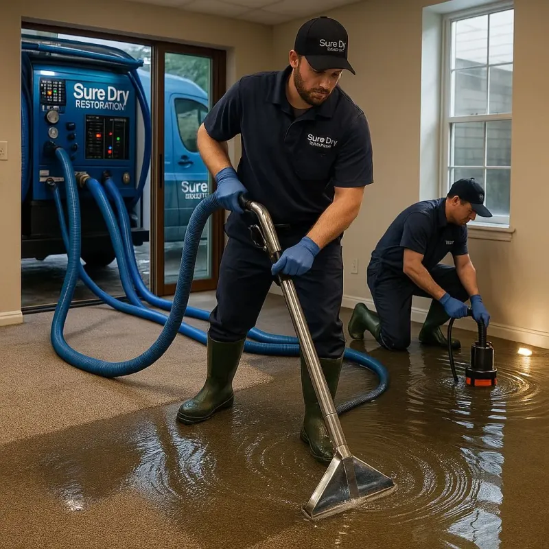 Water Extraction and Removal process in Red Hill, PA
